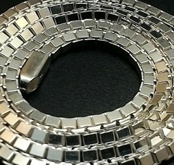 items Extra Thick 60cm 925 Silver Venetian Necklace Necklace Silver Chain Silver Necklace Chain Necklace Accessories Chain Thick [100 market] 3.5mm