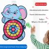 Настольная игра «Дартс» с животными, 6 липкими шариками, развивающие игрушки для занятий спортом в помещении для детей 2, 3, 4, 5, 6 лет