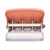 Hole Punch Ruler Design Quick Positioning 3 Holes Metal Paint Body Loose Leaf Puncher for Documentation