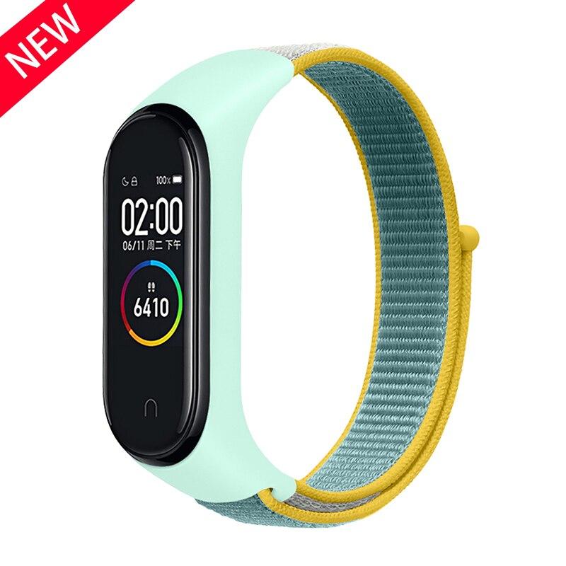 Nylon Strap for Xiaomi Mi Band 6 5 3 4 Bracelet Wristband Sports Breathable Bracelet For Miband 6 4 3 5 Replacement Strap
