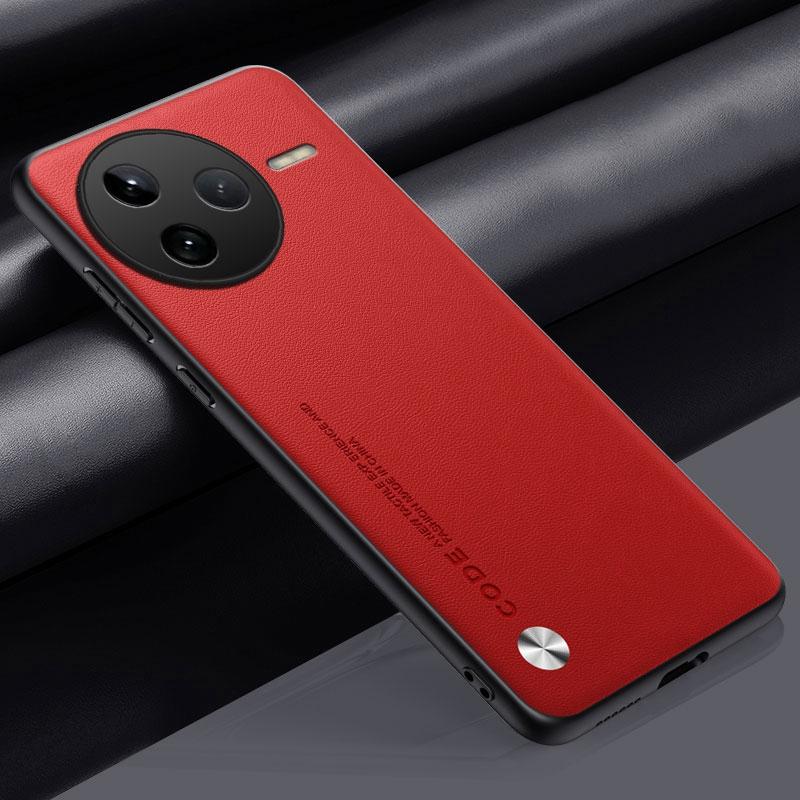 Luxury PU Leather Case For Xiaomi Poco F7 Pro Back Cover Matte Silicone Full Protection Phone Case For PocoF7 Pro F7Pro 5G Coque
