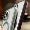Для Magsafe модный силиконовый чехол с покрытием для iPhone 15 14 Plus 13 12 11 Pro Max, защитная крышка для линз с беспроводной магнитной зарядкой