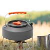 0.8/1.1/1.2L Aluminum Alloy Camping Kettle Portable Lightweight Large Capacity Outdoor Traveling Hiking Picnic Coffee Pot Tea Kettle