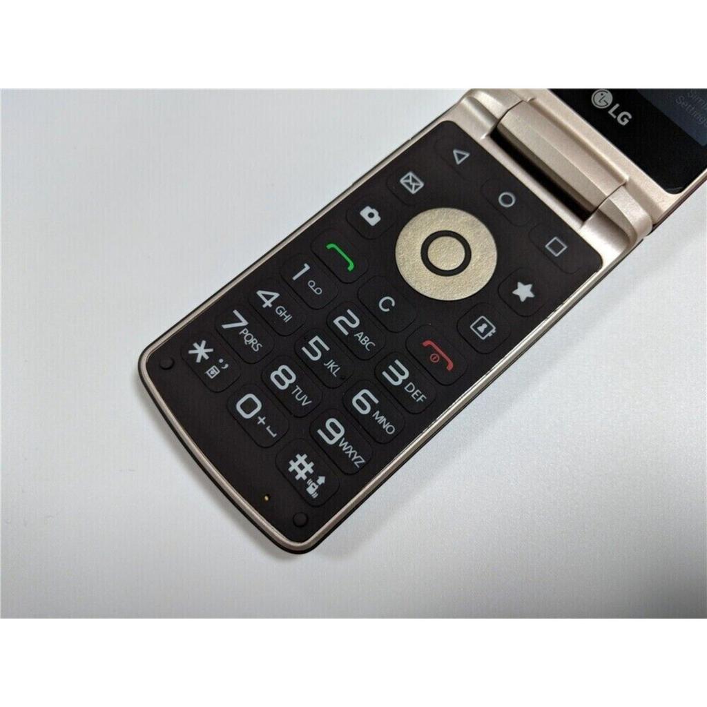 Восстановленный LG Wine Smart H410 Оригинальный Большая Клавиатура 4G Раскладушка Сенсорный Экран Разблокированный Android Смартфон
