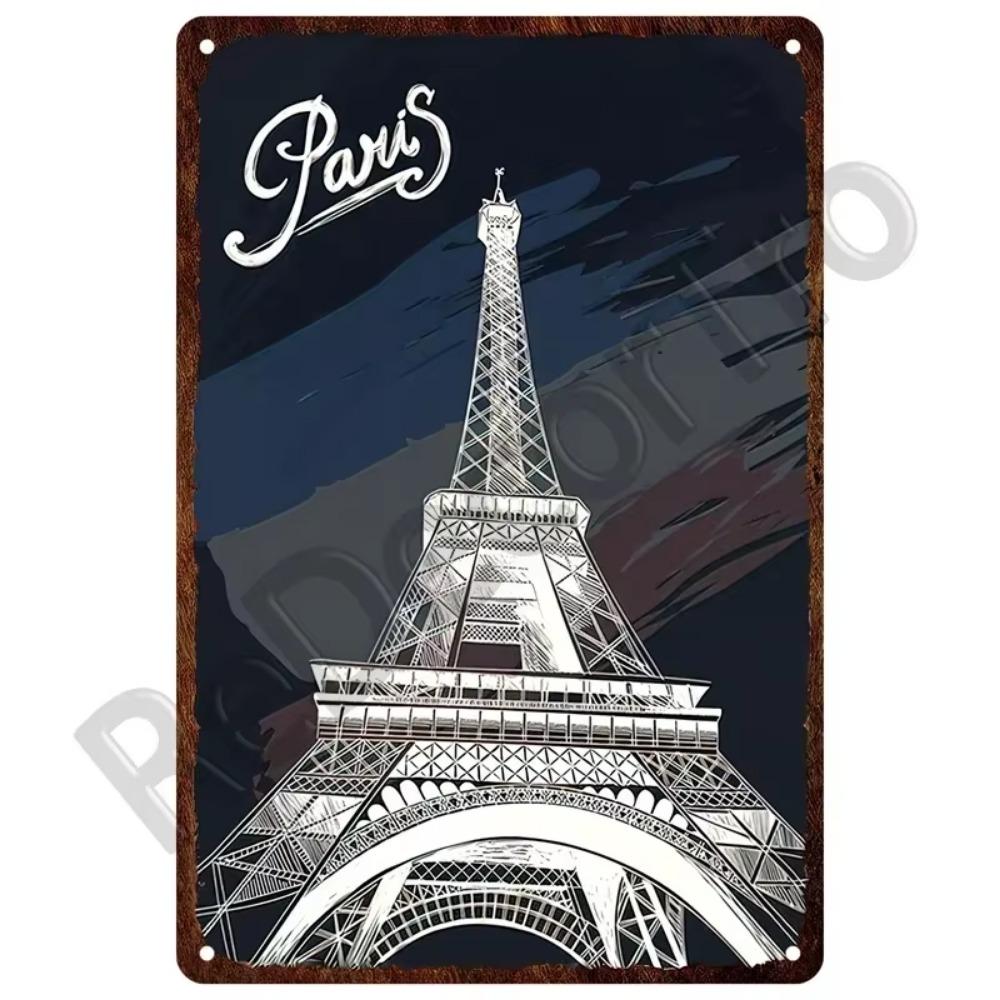 1PC Transform Your Space This Summer: 1PC Exquisite Vintage Metal Plaque, Perfect for Coastal Decor In Homes, Beach Bars & More