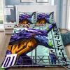 Аниме E-evangelion V-eva A-genesis Пододеяльник Наволочка Комплект постельного белья Взрослый Мальчик Девочка Украшение Спальни Детский Односпальный Двуспальный