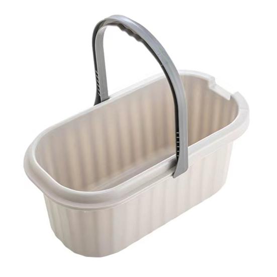 Ведро для швабры прямоугольной формы из утолщенного полипропиленового материала с удобной ручкой для переноски, многоцелевое ведро для хранения