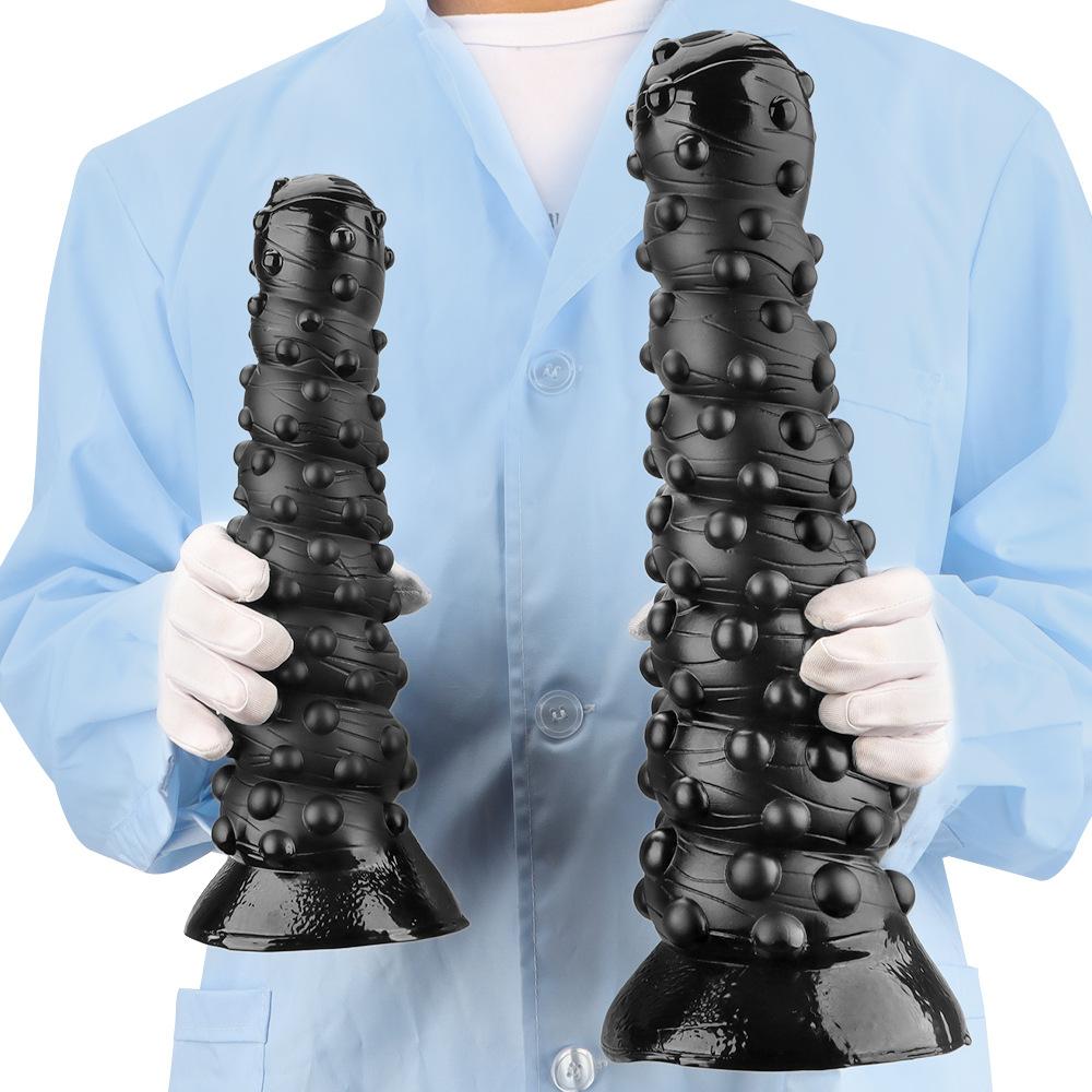 Большая Анальная Пробка с Присоской Резьбовой Мастурбатор Анальный Расширитель Гей Секс-Игрушка Фистинг Большой Член Реалистичный Пенис