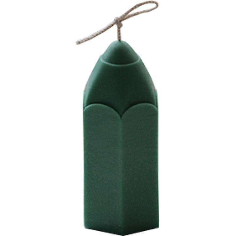 3D карандаш в форме силиконовой свечи DIY цилиндрическая ароматерапевтическая свеча мыло гипсовая смола ручное изготовление свечей ручная форма