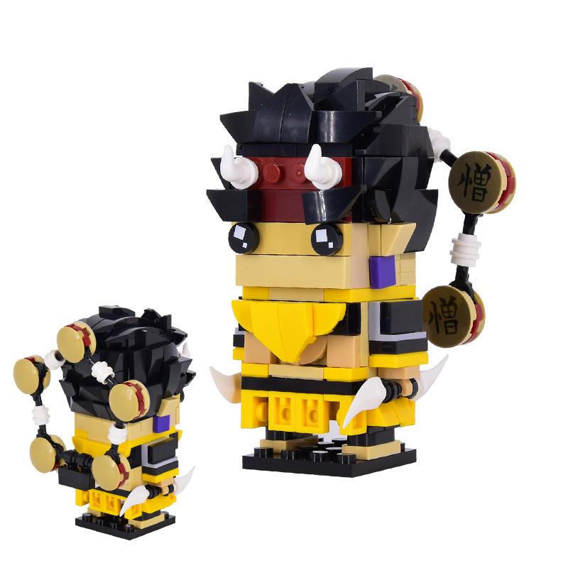 Набор MOC Кирпичи Мультфильм Фильм BrickHeadsed Модель DIY Фигурки Действия Сцена Строительные Блоки Игрушки Для Детей Подарок