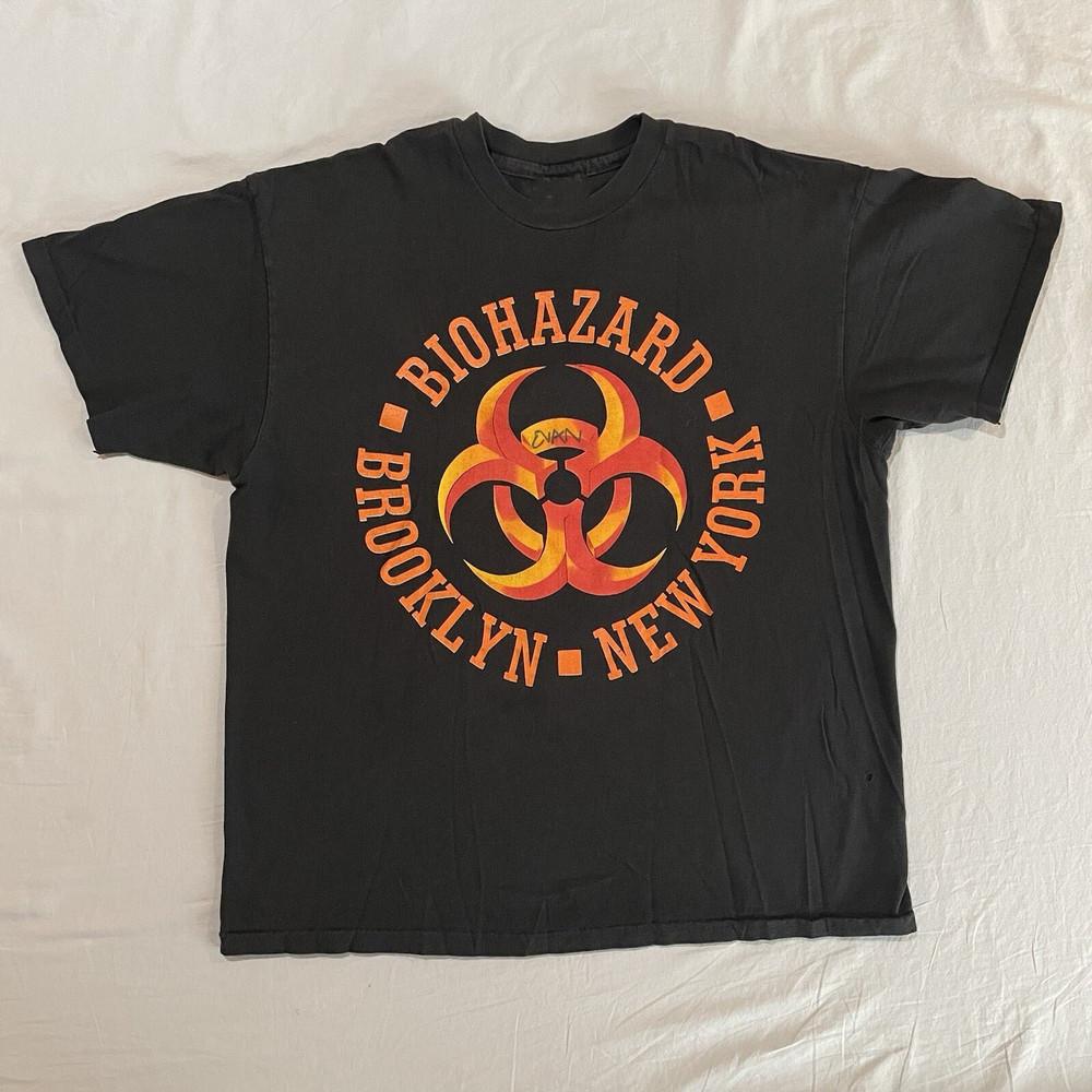 Винтажная футболка Biohazard Tour 90-х, метал-группа, рождественский подарок, унисекс S-5XL, SS2871