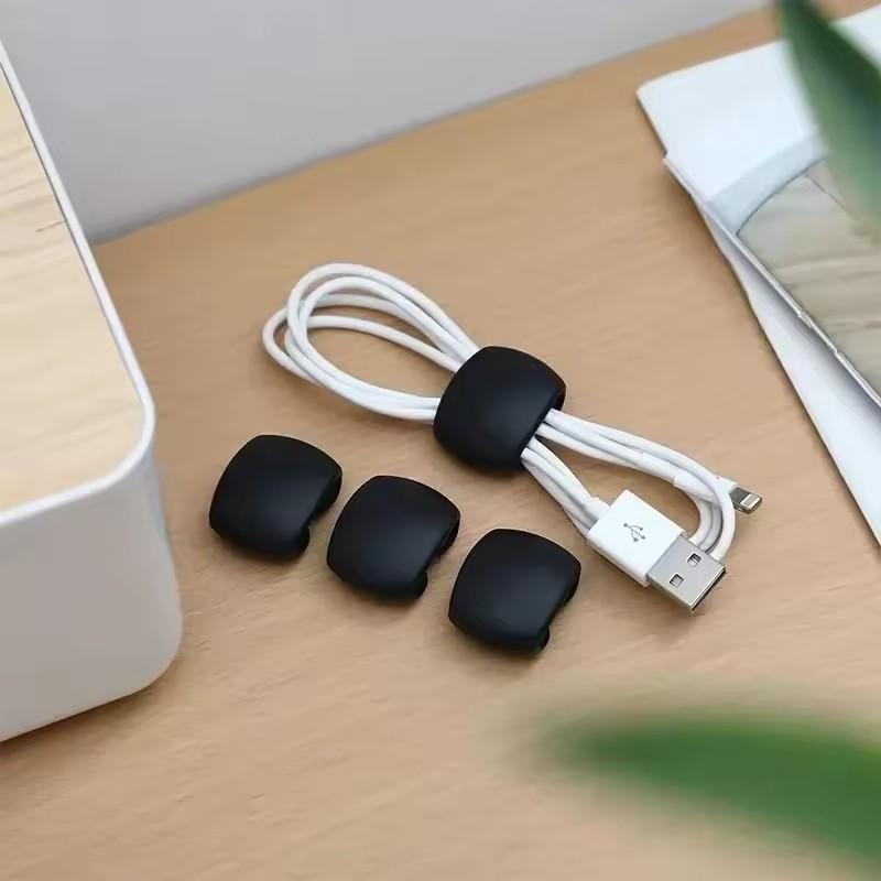 20/10/5/1Pcs Charge Cable Protectors Travel Data Cord Clip Decoration Earphone Charging Cables Storage Buckle Cable Organizer