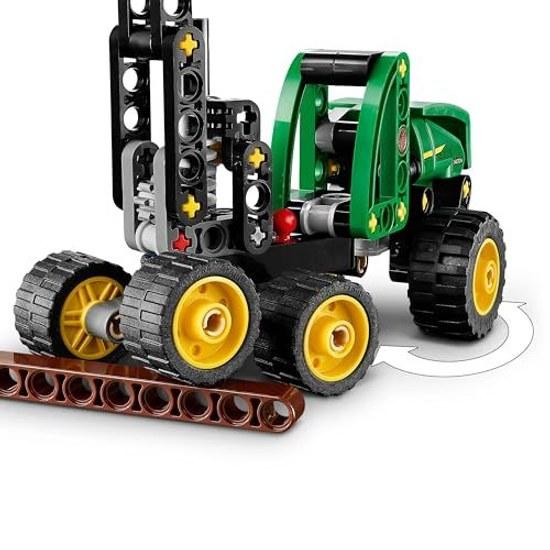LEGO Technique John Deere 1470H Wheel Harvester 42218 Toy Boys Girls Birthday Present Block 7 Years Old 8 9 Elementary School Vehicle Car Miniature