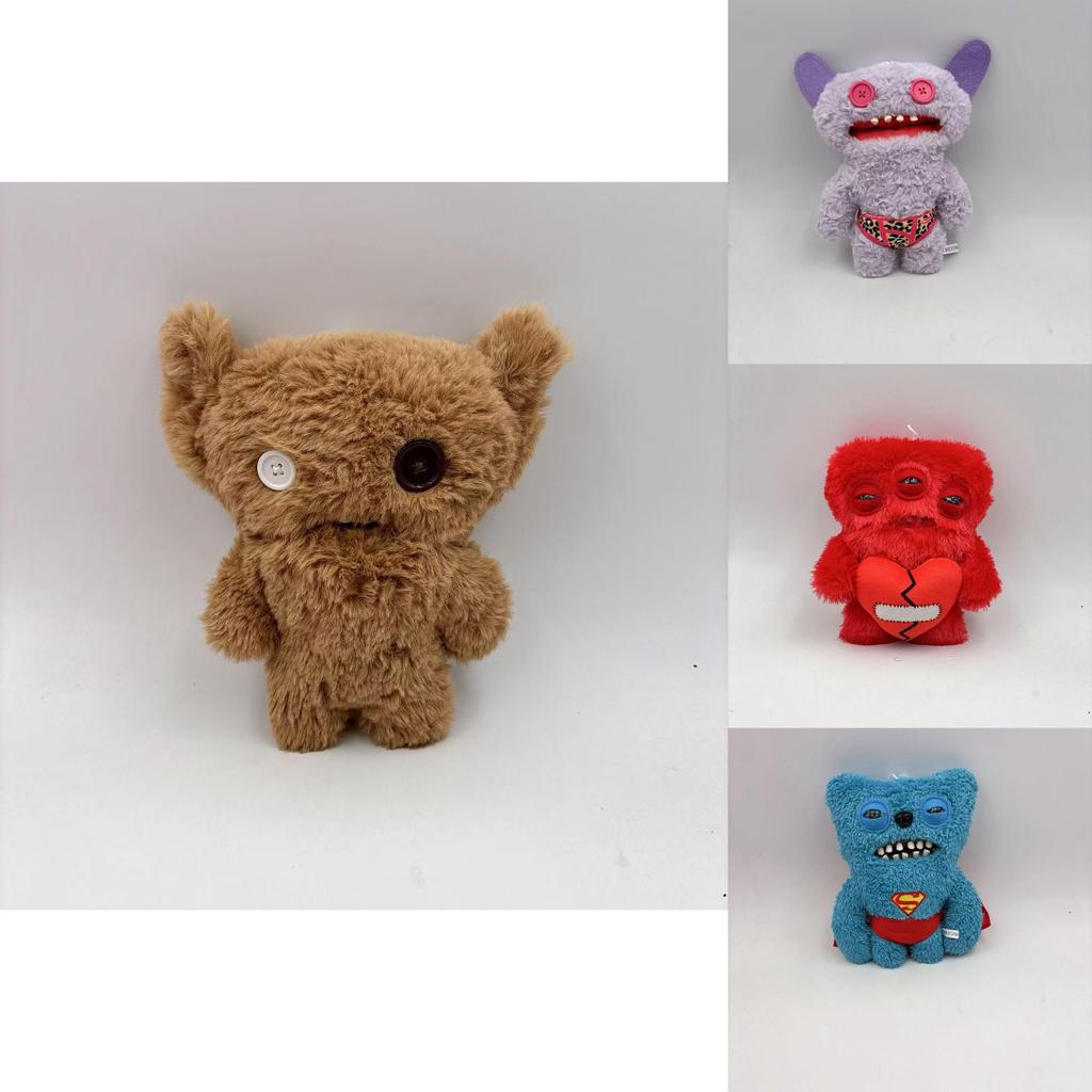 Fuggler Plush Monster Keychain With Short Plush Material For Collection And Play