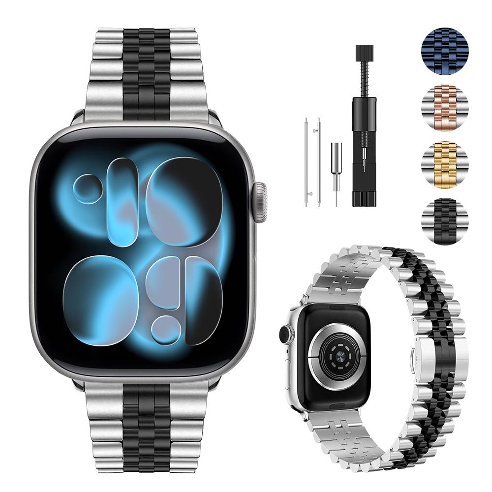Металлический ремешок для Apple Watch Ultra 3/2 49 мм 11/10 42/46 мм 9 8 7 45/41 мм Браслет из нержавеющей стали Ремешок для запястья iwatch 6 5 SE3 44/40 мм