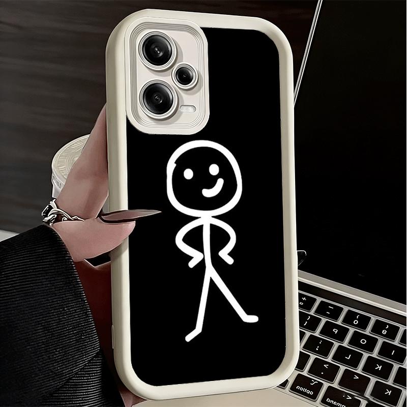 Чехол для телефона Xiaomi Redmi Note 15 14 13 Pro Plus Funny Stickman Matchman Shell 12S 11 11S 11T 5G 14S из мягкого силикона.