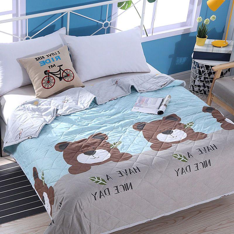 Летнее прохладное домашнее одеяло с кондиционером, можно стирать в стиральной машине, летнее тонкое одеяло для студенческого общежития