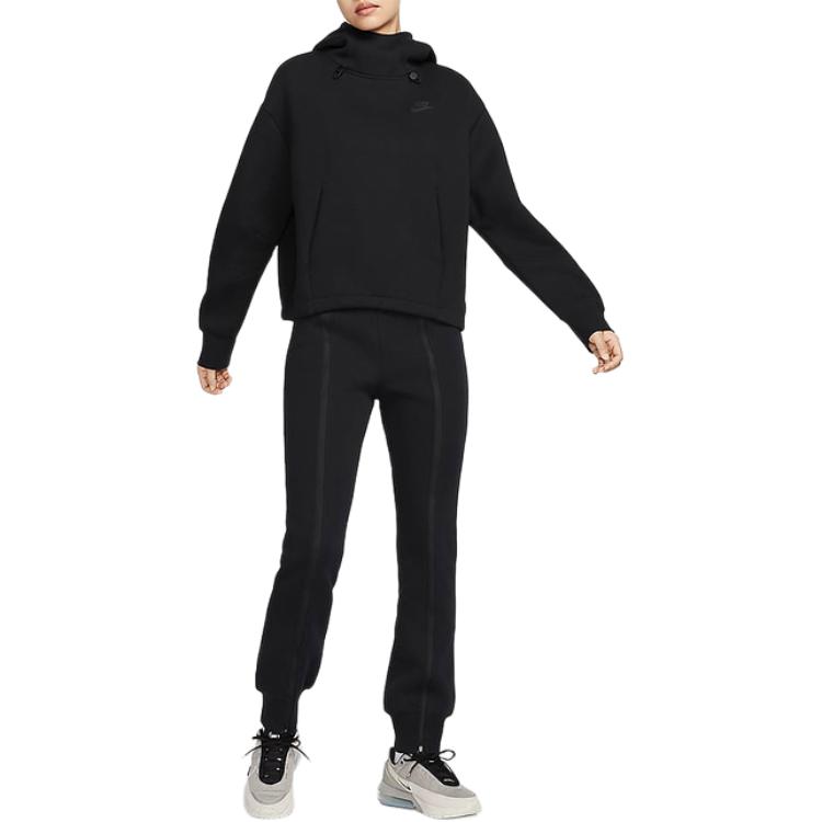 Nike FW24 Флисовая толстовка TECH FLEECE Женская Черная FV6323-010