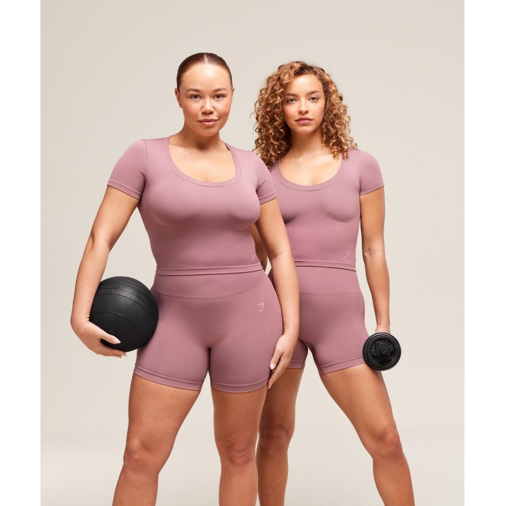 Gymshark Мягкие шорты Sculpt Calm Pink B3b7n Kcpd