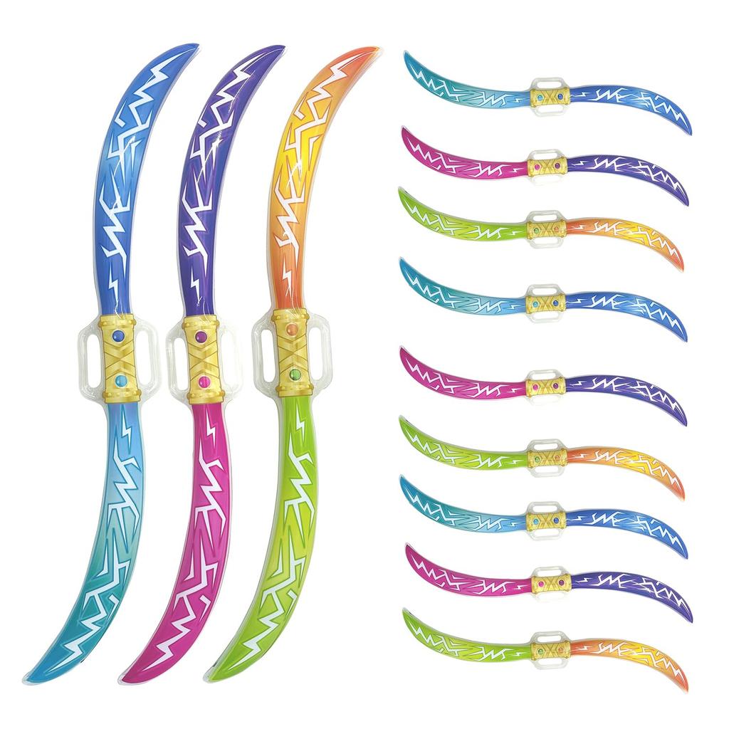 Тацуя Двойной Сабер цвета x 4 100 см длиной надувные мечи Игрушка (3 куска) (12 шт.) [Фестиваль/Мероприятие/Детская вечеринка/Уличная палатка/Ярмарка] Детский