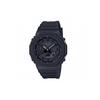 Casio Часы с кварцевым механизмом из коллекции Custom, ремешок из фторэластомера, мужские часы, черный циферблат GA-2100-1A1(Watch3--LV)
