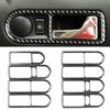For VW Golf 4 Jetta Bora MK4 R32 GTI 1999 - 2004 Car Carbon Fiber Interior Door Handle Bowl Frame Cover Protective