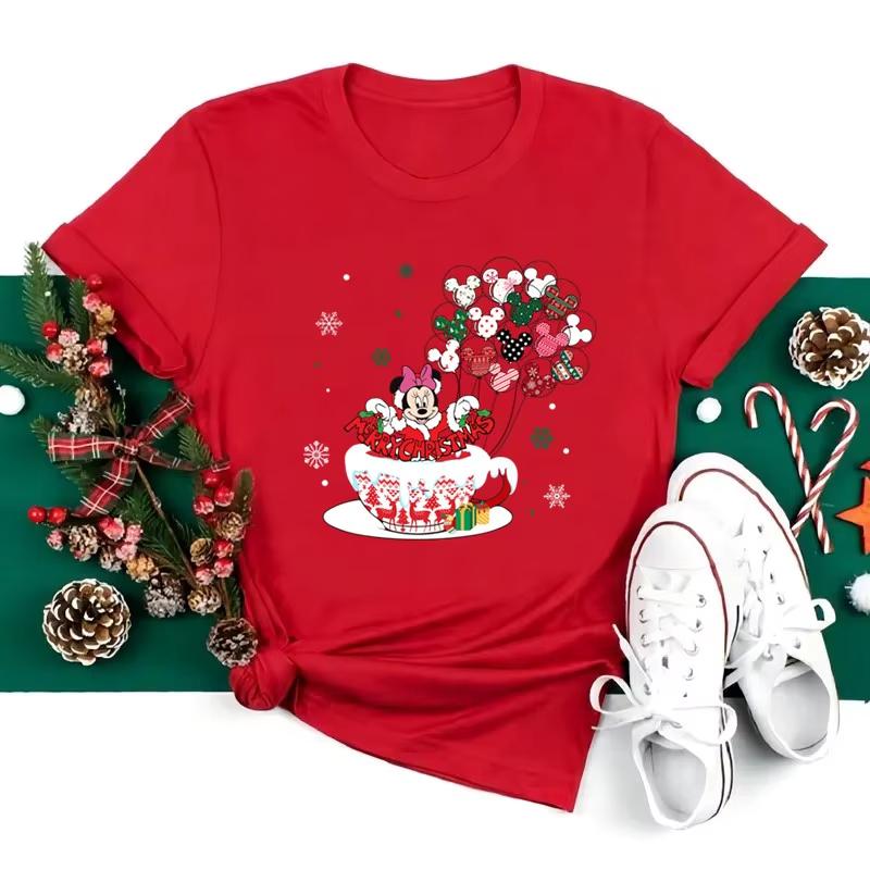 Merry Christmas   Printed TShirt Unisex Womens Cute Y2K Santa Claus TShirt Unisexs Top Harajuku Style Clothing Soft Cotton