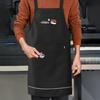 Waterproof PVC Cooking Apron Japanese Korean Style Oil-proof Non-stick Cooking Chef Apron with Large Front Pockets