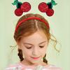4Pcs Fruit Decor Headbands Cartoon Watermelon Cherry Strawberry Headpiece Spring Design Hair Hoop Headdress