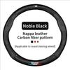 CTCE1 For BMW Car Steering Wheel Cover M X1 X3 X5 X6 G20 G30 E39 E46 E87 E90 E92 F10 F15 F30 Carbon fiber Leather Accessories Sticker
