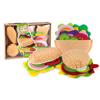 DIY Kecha Gamburger O'yinchoq To'plami Sendvich Hot-dog O'yin Uyi O'yinchoqlari