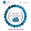 Apatite Sunstone Agate Crystal Elastic Bracelet