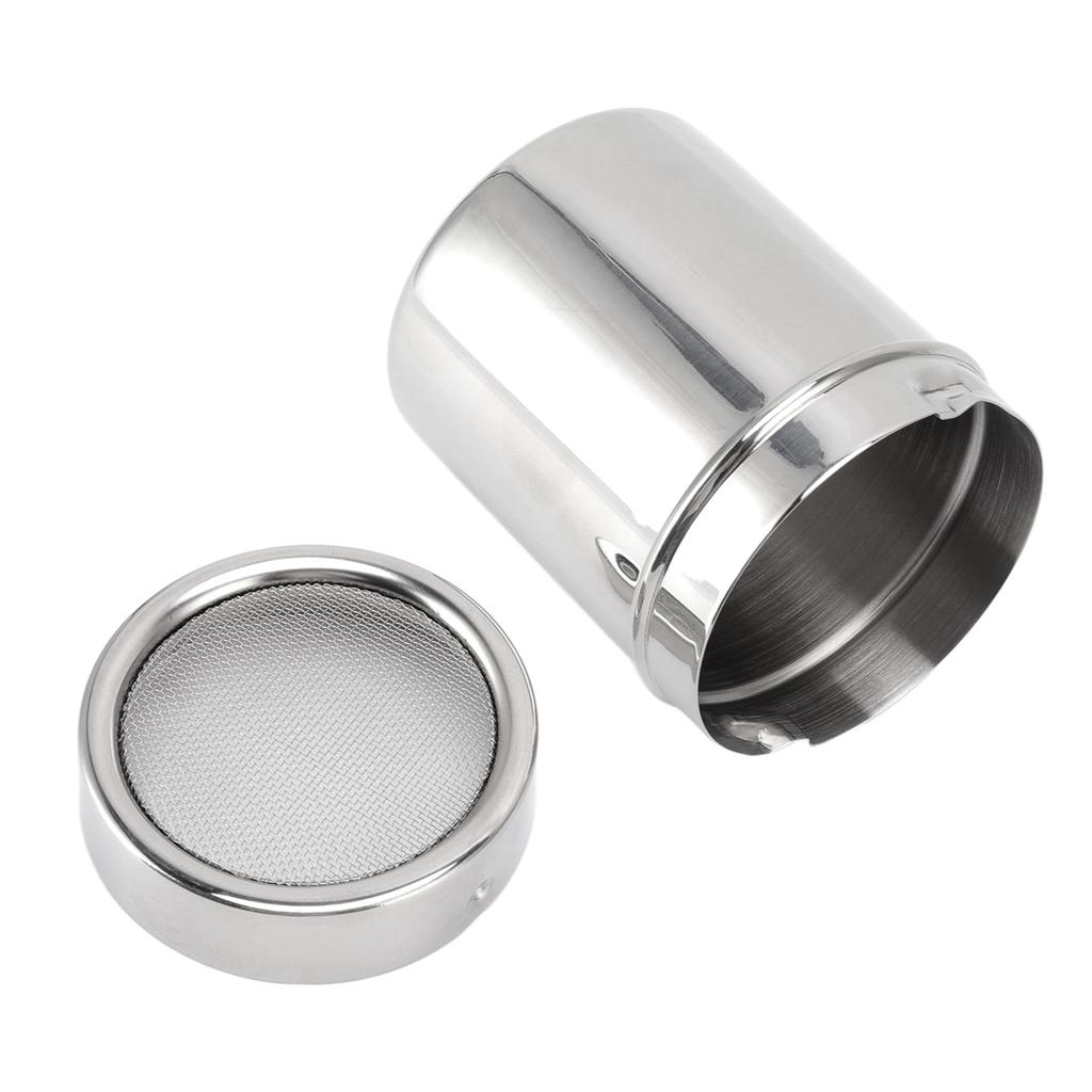 Sugar Shaker Food Grade Stainless Steel Durable Rustproof Widely Used Powder Dispenser for Salt Sugar Pepper