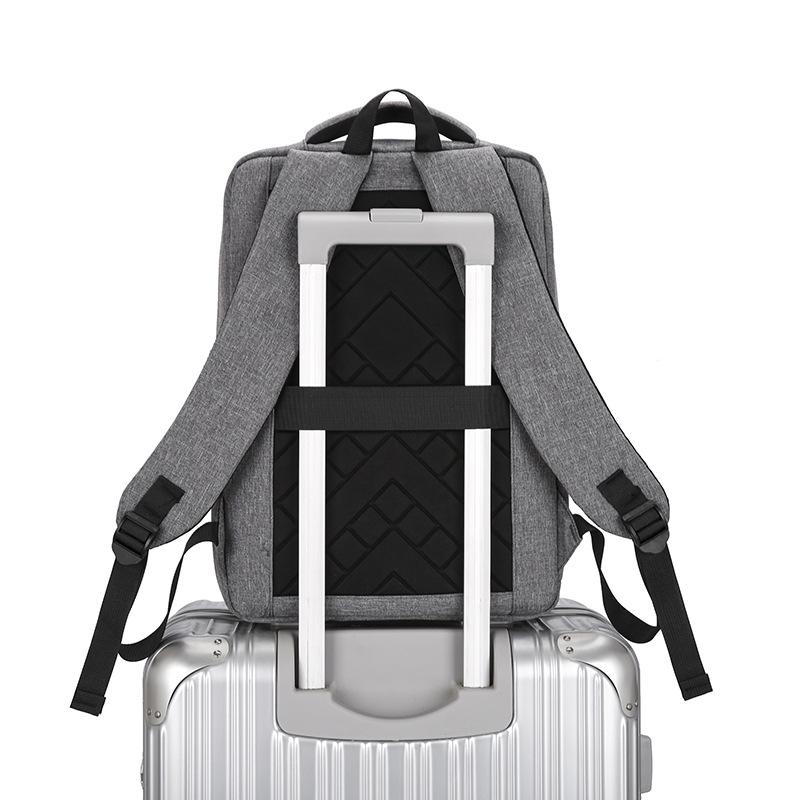 Новый унисекс однотонный водонепроницаемый и дышащий деловой модный повседневный универсальный рюкзак для повседневного использования