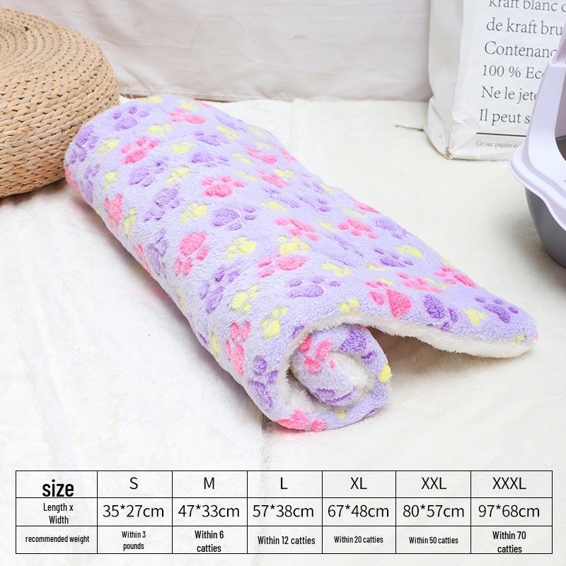 Постельное белье: Универсальный фланелевый коврик для кошек и собак, всесезонное тепло