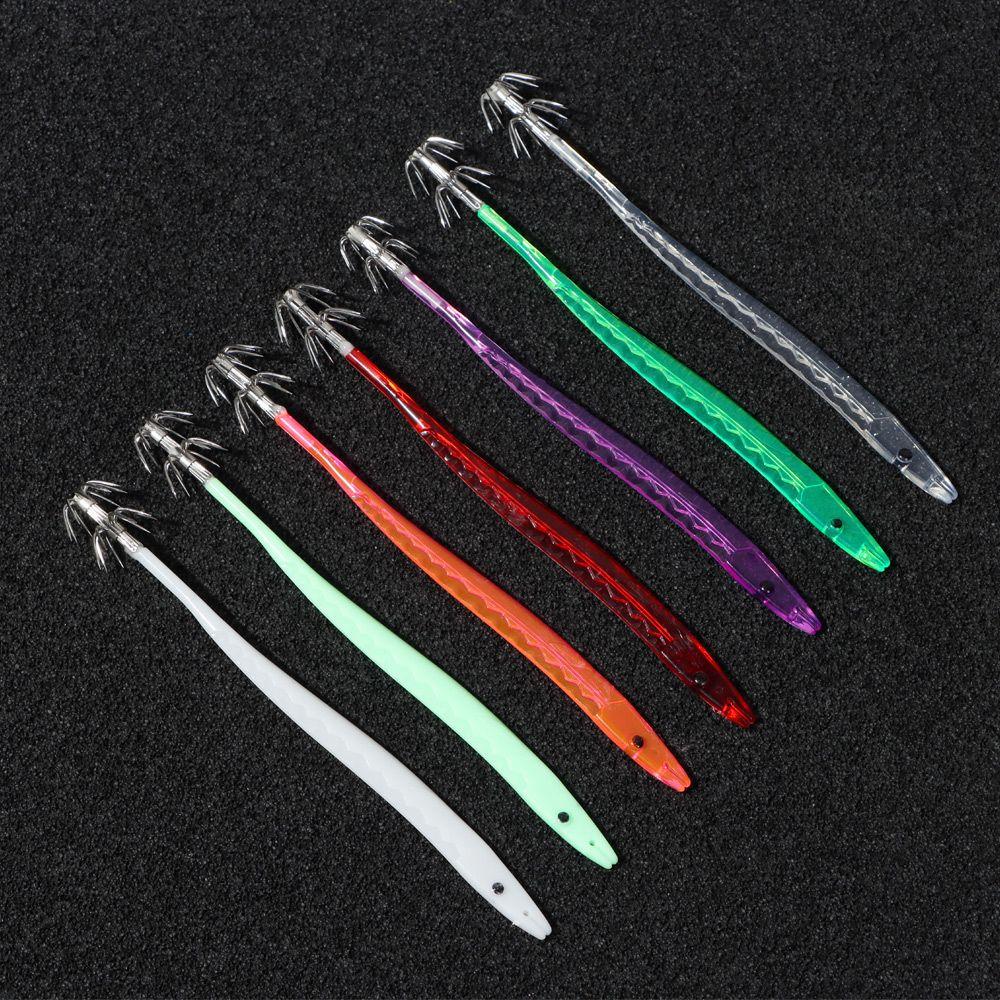 14.5см 3.6г Светящийся Крючок-Зонтик Приманка для Кальмара Джиги Рыболовные Крючки для Осьминога Каракатицы Искусственная Приманка Джиговая Приманка Рыболовные Снасти