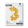 Foil Balloon Number 3, Giraffe, Safari, 97 Grabo