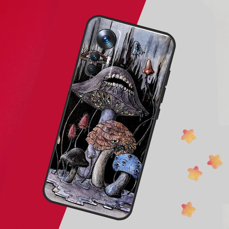 Weird Trippy Mushroom For POCO F5 X3 X5 Pro F3 F4 M5s X4 GT Case For Xiaomi 13 14 Pro 11T 12T 13T Pro 12 Lite 12X