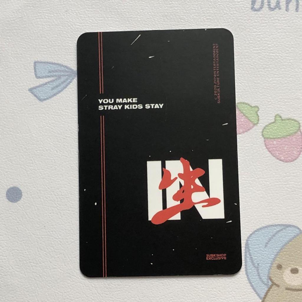 [USED] StrayKids Reno Subk Shop INsei Stray Kids Trading Cards