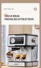 Cafelffe Espresso Machine MK-901 20Bar,Cappuccino Maker with Milk Frother Steam Wand,Coffee Maker,Semi-Automatic Cafetera present,Gift