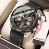 Men's Waterproof Luminous Calendar Dial Fashionable Wristwatch New Six Needle Sports Chronograph
