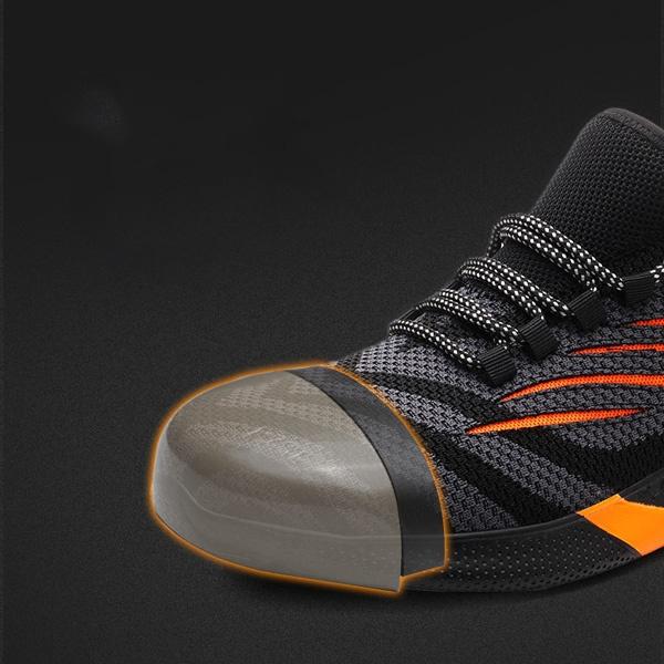 Fashion Breathable Safety Shoes Anti-smashing Anti-puncture Lightweight Safety Work Shoes for Men Women Plus Size 35-50