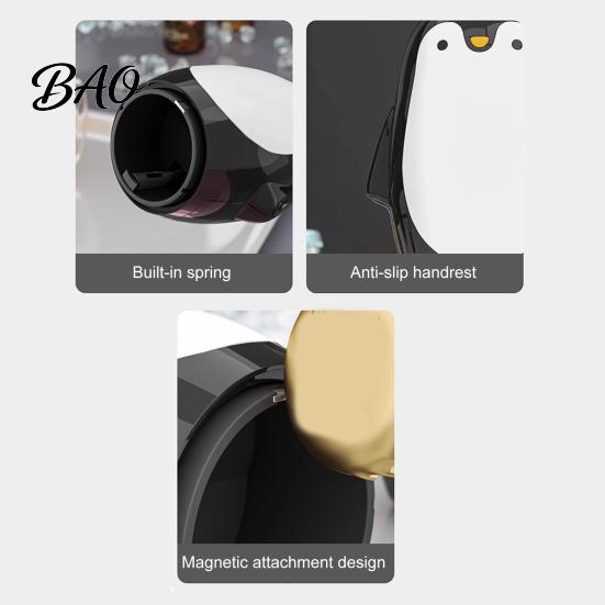 Barbecue Bottle Opener Magnetic Penguin Beer Opener, Funny Cap Remover with Wall Cute Mountable Design, Portable for Party Camping Glass Crown