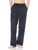 Amazon Essentials Men's Woven Pajama Bottoms with Pockets, Straight Fit, Navy, Size L