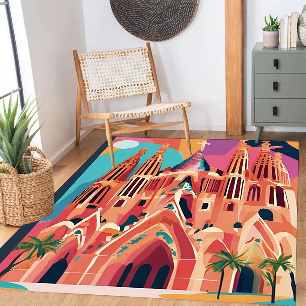 Customize Photo Customizable photos Floor Rug Office Rug Suitable for Outdoor Hallway Decorate room Dining Room Anti-slip Rug Decorate Offices