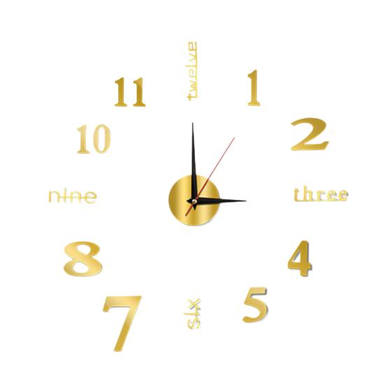 Современные скандинавские настенные часы на батарейках, тихие, с плавным ходом, с арабскими цифрами, 3D-эффект