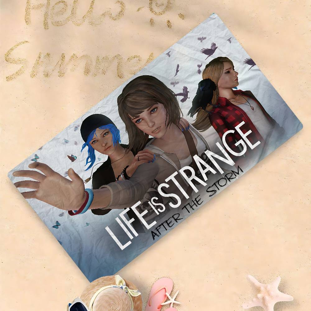 Story Adventure Game L-Life Is Strange Beach Towel Colorful Bath Towels For Girl Microfiber Sand Free Beach Spa Gym Pool