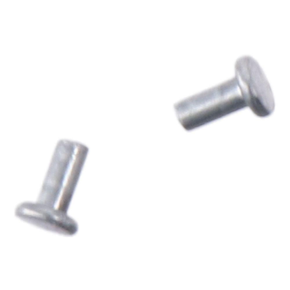 100 шт. M2 M2.5 M3 полуполутрубчатые заклепки серебристого тона полупустотелые болты полезный хвостовик гнезда