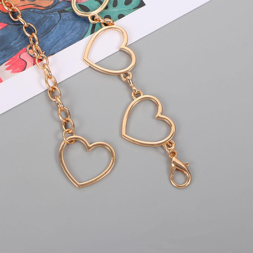 Accessories Fashion Love Heart Hollow Metal Ladies Waistband Heart Belts Waist Chain Pants Chain