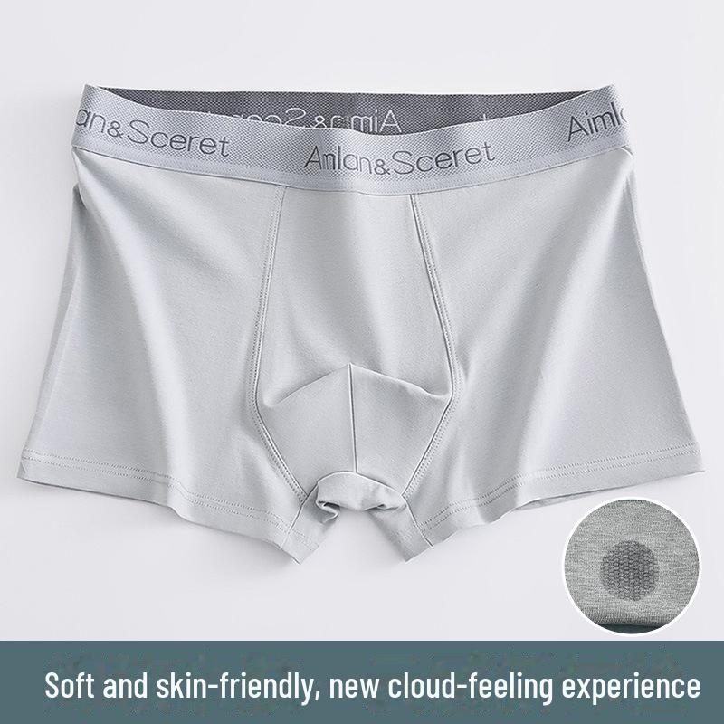 Мужские боксеры Bonas из чистого хлопка — дышащее, свободное нижнее белье для молодежи